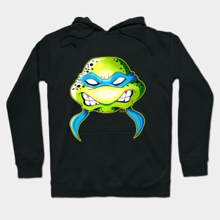 Angry Blue Ninja Turtle Hoodie